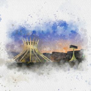 MINHA BRASÍLIA AQUARELA