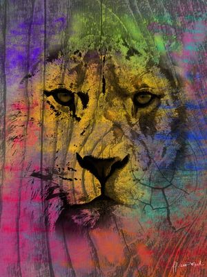 WOOD LION
