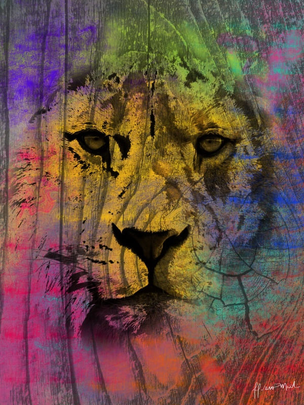 WOOD LION