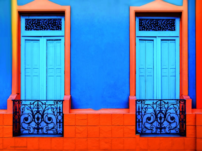 PORTAS E JANELAS TURQUESA
