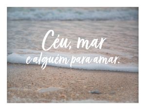 CÉU MAR E ALGUÉM PARA AMAR