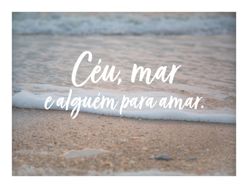 CÉU MAR E ALGUÉM PARA AMAR