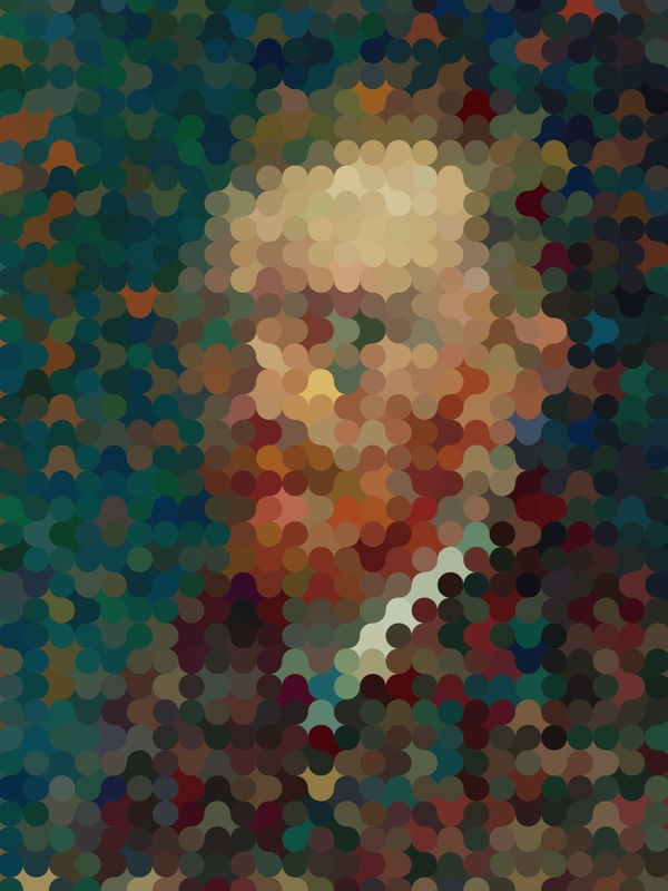 AUTO RETRATO VAN GOGH FORMAS SINUOSAS