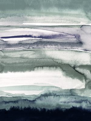 QUIETUDE 4, ORGÂNICO ATMOSFÉRICO AQUARELA PINUTRA