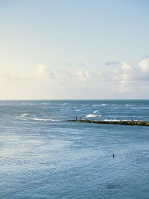 FIM DE TARDE OLHANDO O MAR