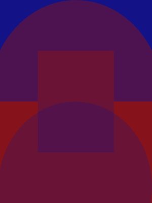 FORMAS GEOMÉTRICAS AZUL E VERMELHO