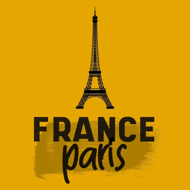 FRANCE PARIS EIFFEL MOSTARDA