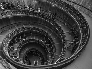 ESCADAS ESPIRAIS - MUSEU DO VATICANO