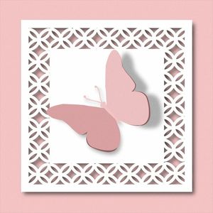 BORBOLETA ROSA