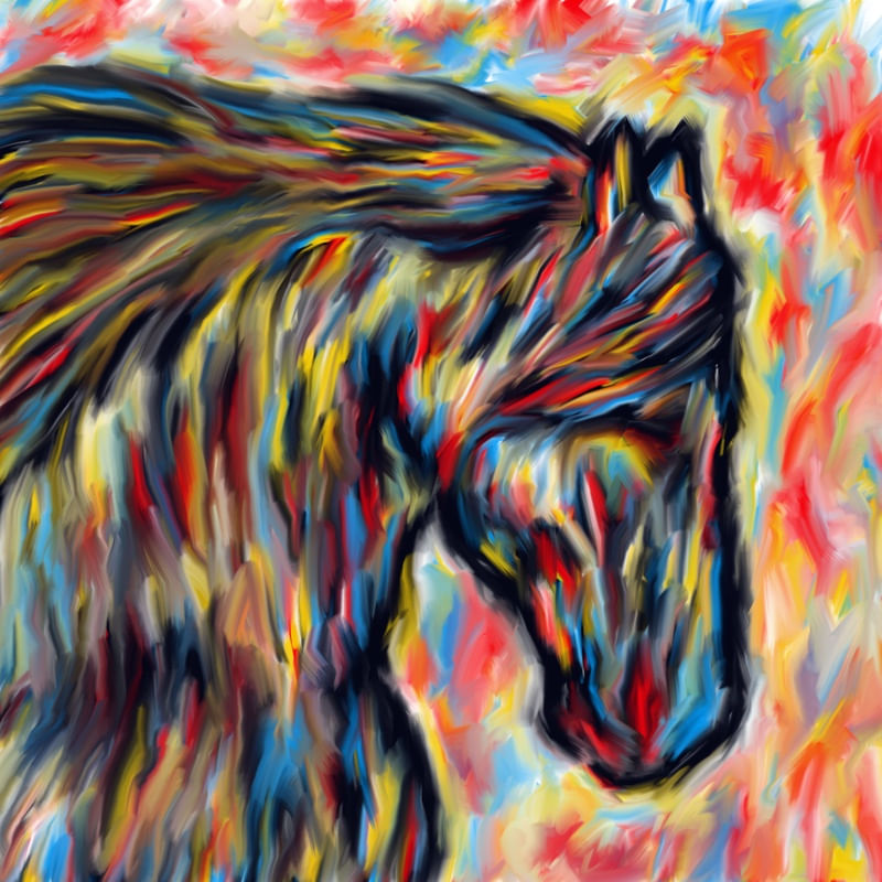 CAVALO ABSTRATO 001