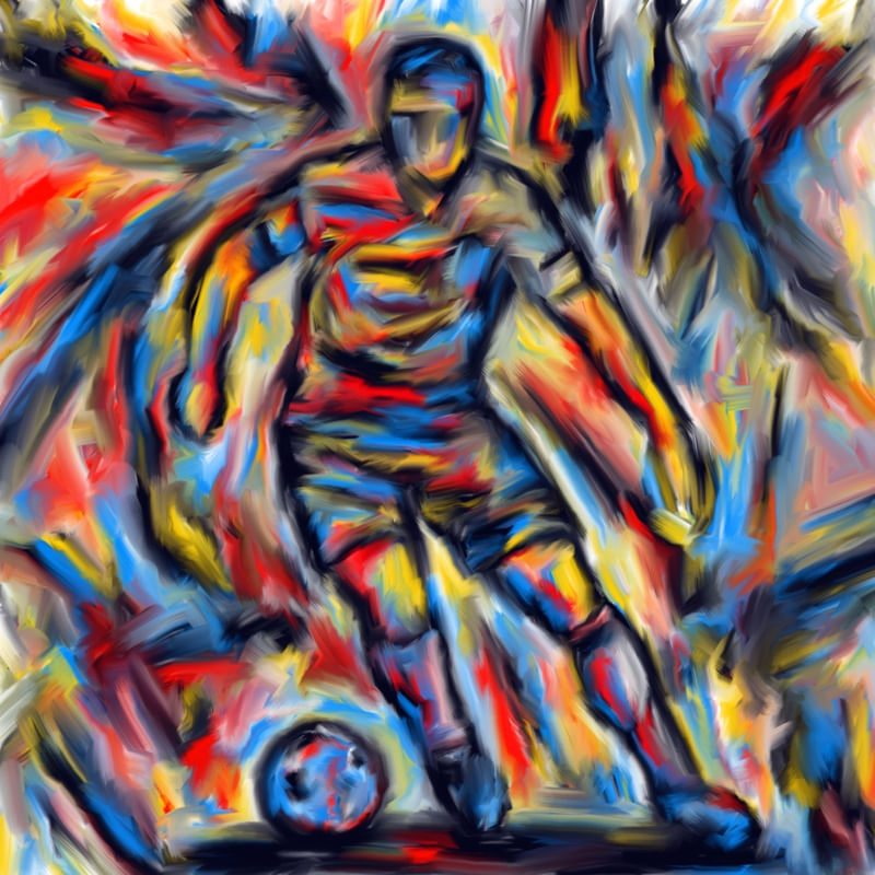 FUTEBOL ABSTRATO 002