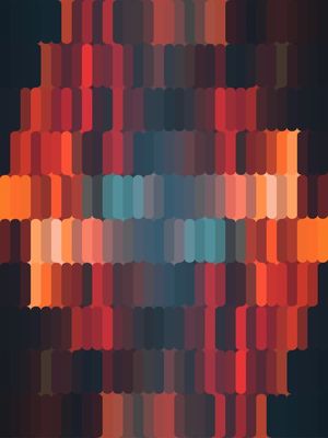 SUNSET GRADIENT MOSAIC 002