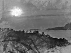 OLHANDO O POR DO SOL