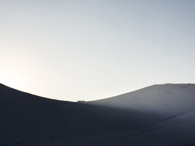 ENTARDECER NA NEVE