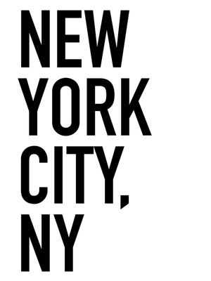 TIPOGRAFIA NEW YORK CITY, NY