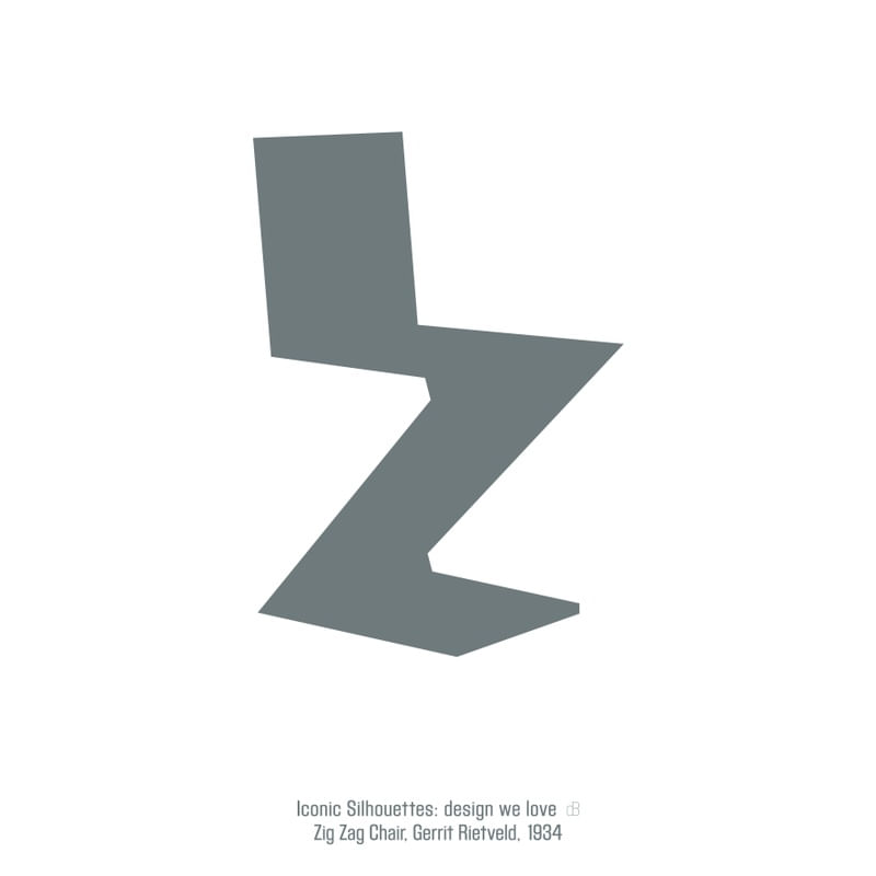 ZIG ZAG CHAIR - ICONIC SILHOUETTES: DESIGN WE LOVE
