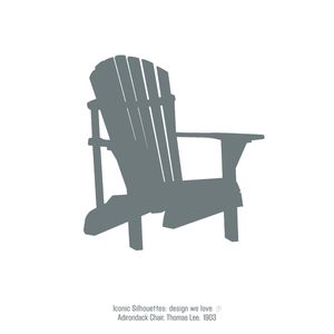 ADIRONDACK CHAIR - ICONIC SILHOUETTES: DESIGN WE LOVE