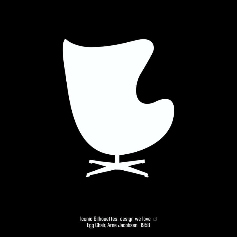 EGG CHAIR N - ICONIC SILHOUETTES: DESIGN WE LOVE