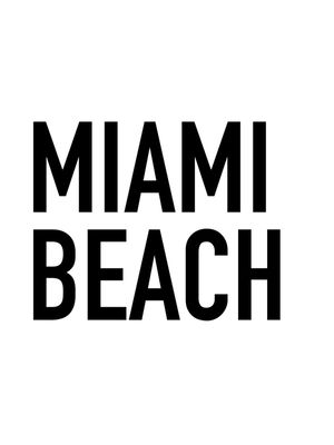 TIPOGRAFIA MIAMI BEACH