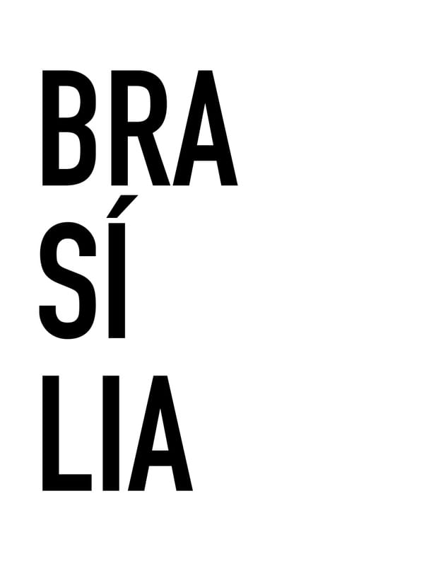 TIPOGRAFIA BRASÍLIA