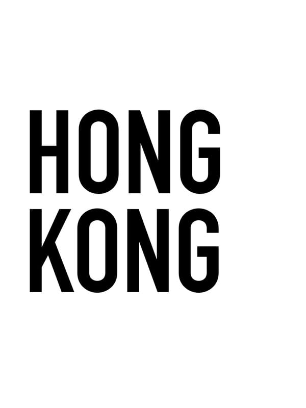 TIPOGRAFIA HONG KONG