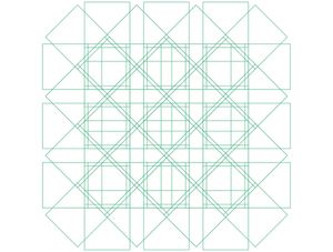 TRAMA DE QUADRADOS