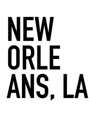 TIPOGRAFIA NEW ORLEANS, LA