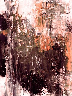 ONE DAY SOON 5, MODERNO TEXTURIZADO ABSTRATO PINTURA