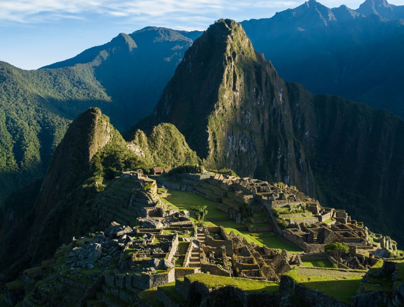 MACHU PICCHU COM O SOL NASCENDO