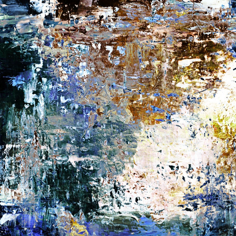 EARTH SONG 5, MODERNO GRAFITE ABSTRATO PINTURA