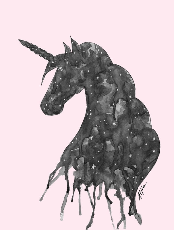 UNICÓRNIO BLACK GALAXY