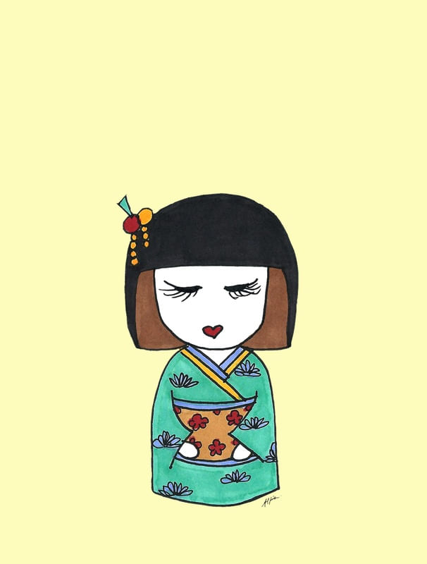 KOKESHI GREEN
