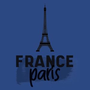 FRANCE PARIS EIFFEL AZUL ESCURO (ANIL)
