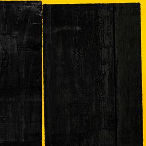 ABSTRATO PRETO E AMARELO II