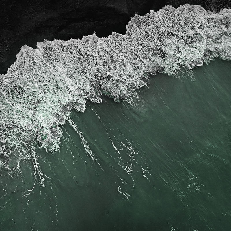 OCEANO DE ONDAS VERDE