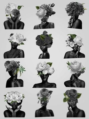 MULHERES E FLORES