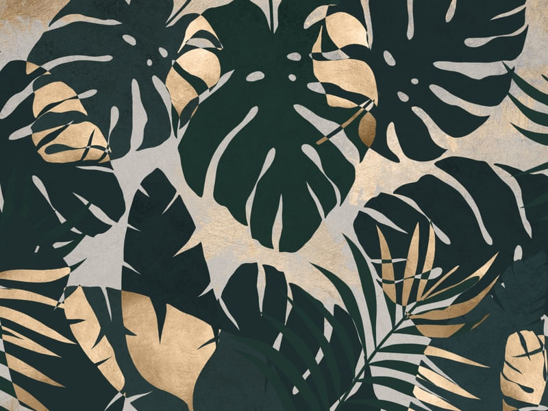 FOLHA DOURADA E VERDE II