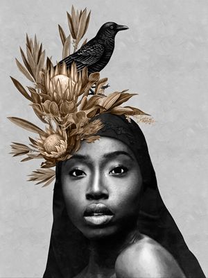 WOMAN BLACK BIRD