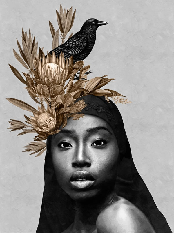 WOMAN BLACK BIRD