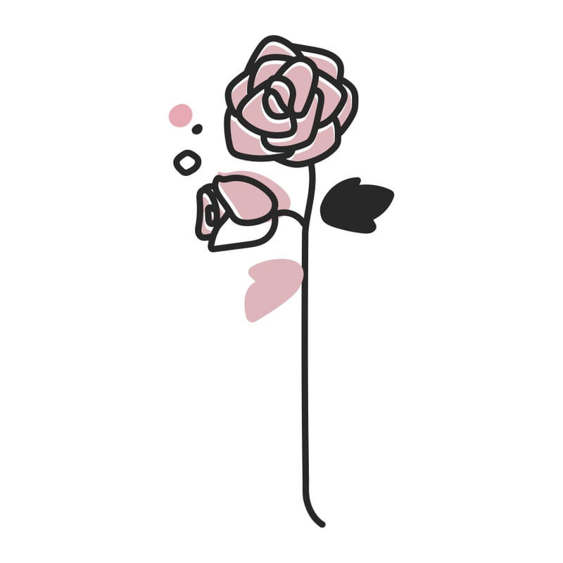 STYLIZED FLOWER PETALS SQUARE PART 2 OF 3