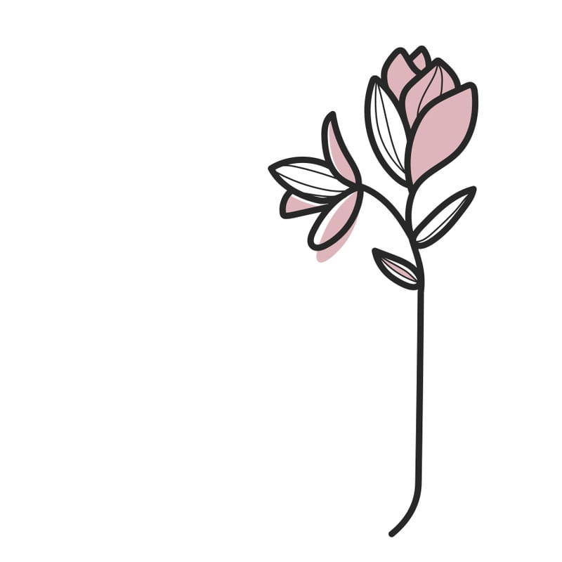 STYLIZED FLOWER PETALS SQUARE PART 3 OF 3