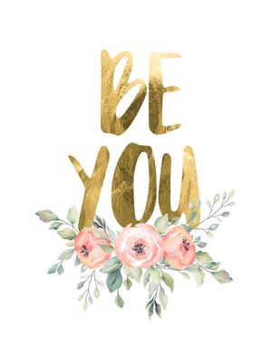 BE YOU GOLD E FLORAL