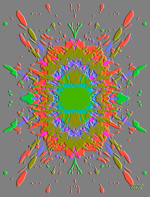 ABSTRACÃO COLORIDA R2 II