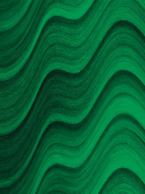 ONDAS VERDES ABSTRATO