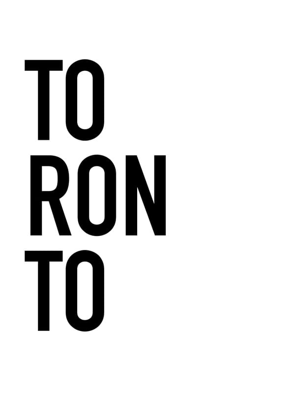 TIPOGRAFIA TORONTO