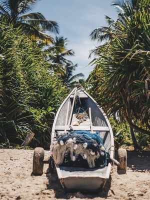 DESCANSO DE UM PESCADOR