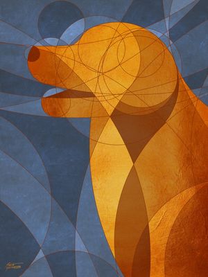 GOLD DOG BLUE