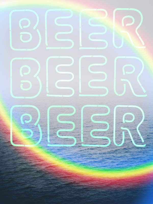 BEER DOUBLE RAINBOW