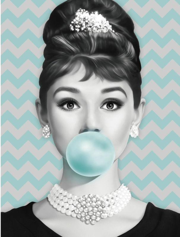 AUDREY HEPBURN CHEVRON
