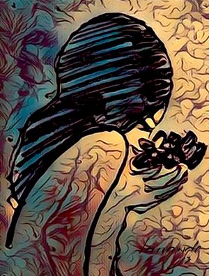 SÉRIE MENINA E FLOR